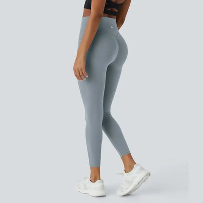 Halara Ultrasculpt High Waisted Scrunch Butt Lifting Tummy Control Pocket Shaping Training Leggings