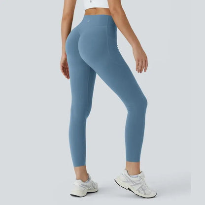 Halara Ultrasculpt High Waisted Scrunch Butt Lifting Tummy Control Pocket Shaping Training Leggings